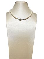 Collana Lelune Donna LELUNE CLASSIC in Oro bianco Perla 55310 - 55310